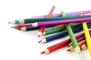 Lápices de colores taller