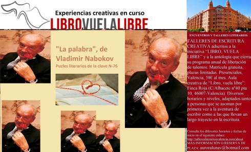 Clases de escritura en Valencia de LIBRO, VUELA LIBRE