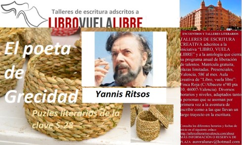 Puzles literaios de la clave S-28 en los talleres de escritura creativa en Valencia