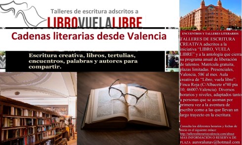 Recomendaciones de lectura del las comunidades literarias y el taller de escritura de LIBRO, VUELA LIBRE