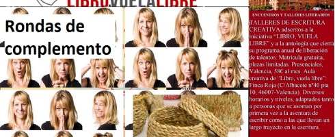 Experiencias creativas y rondas de complemento de los talleres de escritura creativa de LIBRO, VUELA LIBRE en Valencia