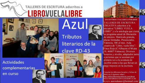 Tributos literarios de los talleres de escritura de LIBRO,VUELA LIBRE