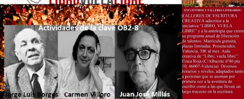 Actividades de escritura en los talleres de creación literaria de LIBRO, VUELA LIBRE