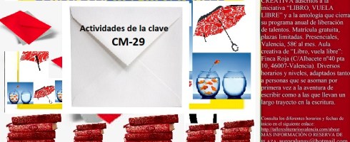 Taller de escritura en valencia. Actividades en curso