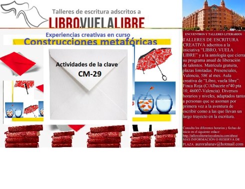 Taller de escritura en valencia. Actividades en curso