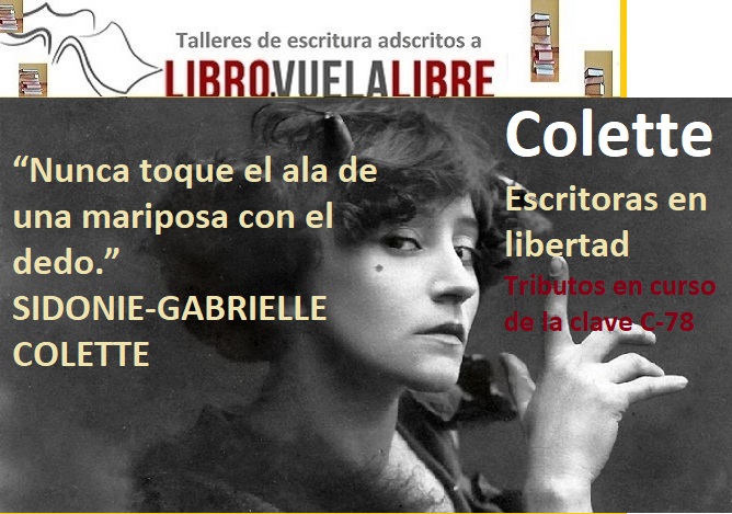 Colette en los tributos en curso de nuestros talleres literarios en Valencia