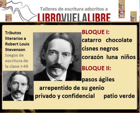 Juegos de escritura de Robert Louis Stevenson en los cursos de escritura de Libro vuela libre