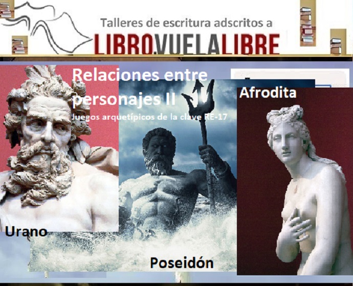 Relaciones entre personajes en el taller literario en Valencia de Libro vuela libre